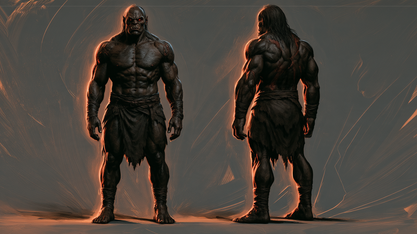 Concept artwork of an Ais warrior — artwork 2